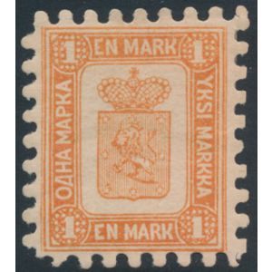 1866 1 markka * jälkipainama vuodelta 1893