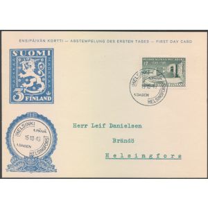 1948 Ensipäivä kortti L. 358 Suomenlinna 200 v.