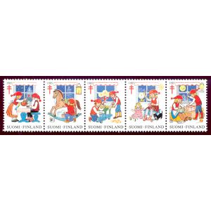 1985 Joulutonttuja 5-rivilö **