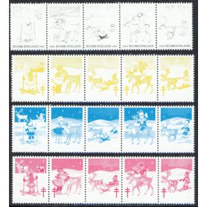 1986 Poro ja tonttu skaalasarja hammastettu **