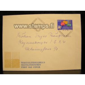 1970 FDC L.668 Tekstiiliteollisuus