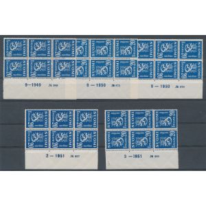 1950 (L. 383) 20 markkaa sininen kaikki kymmenen tilauserää