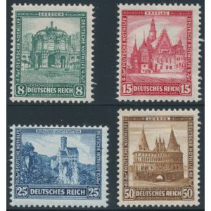 Reich Mi 459-462 **, yläarvossa taite