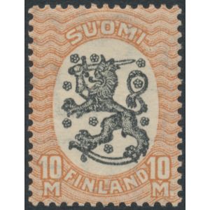 1925 10 markkaa A W2 harvinainen ** (L. 123 AW2)