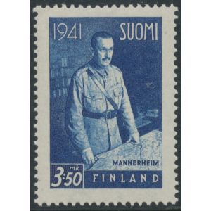 1941 Mannerheim 3½ markkaa W2 25 mm ** 