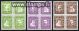 Denmark F 201-212 ** block of four