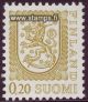 L.817 0,20mk olive-yellow lion yHS2 (817AIIBAHS2) 