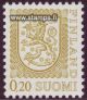 L.817 0,20mk olive-yellow lion yHS2 (817AIIBAHS2) 