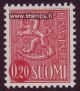 L.557 0,20mk carmine lion 557IIAx ** issue 1417