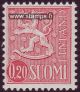 L.557 0,20mk light carmine lion 557Iy ** anti 1635