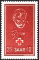 Saarland Mi 292 ** red cross