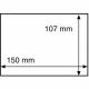 150x107mm 50kpl suojatasku kuorille/seteleille