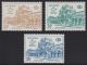 Belgium post parcel stamps Mi 60-62 **