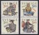 Sweden F. 1981-1984 ** pair set