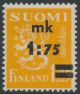 1940 M-30 1,75mk/1,25mk keltainen **, L. 231