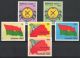 Burkina Faso Mi 982-987 **