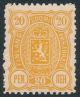 1889 (L. 30 A) 20 penniä A-hammaste **
