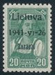 German occupation Lithuania - Zarasai Mi 4a **