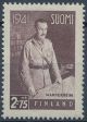 1941 Suomi, 2,75mk Mannerheim WI 25mm **