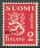 1936 (L. 197) 2 markkaa ** punainen