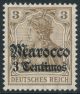 German post in Morocco Mi 34 *