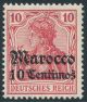 German post in Morocco Mi 36 *
