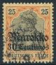 German post in Morocco Mi 50 o
