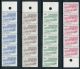 1981 Bus parcel stamps, ** set of booklet pages