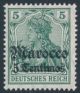 German post in Morocco Mi 35 *