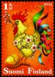 Finland, L.2210 ** easter rooster