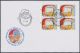 1999 FDC L. ATM 35, sale set 2,90 - 3,00 - 3,50 - 