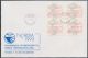 1993 FDC L. ATM 17, sale set 1,60 - 2,00 - 2,30 - 