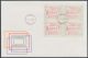 1998 FDC L. ATM 28, sale set 2,40 - 2,70 - 3,00 - 