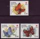 1990 Finland, L.1107-9 ** Butterflies