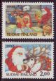 1990 Finland, L.1121-2 ** Christmas