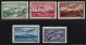 Romania Mi 419-23 *, airplanes. Mi 50EUR **