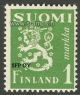 1942 (L. 262) 1 markka ** vihreä