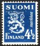 1942 (L. 266) 4½ markkaa ** sininen