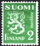 1945 (L. 303) 2 markkaa ** vihreä