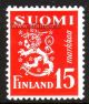 1952 (L. 400) 15 markkaa ** punainen