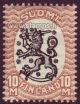 1927 (L. 135 B W1) 10 markkaa ** postitorvi W1 B-hammaste