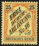 Reich Official stamps Mi 14 *