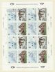 1993 Finland, arctic foxes sheet