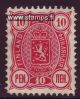 1889 (L. 29 A) 10 penniä A-hammaste *