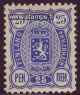 1889 (L. 31 A) 25 penniä A-hammaste *