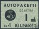 1949 1 markka L.1 W III leimattu