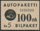 1949 100 markkaa L.5 W I **