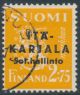 1941 2,75 markkaa L. 4 leimattu