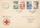 1949 FDC L.361-364 Punainen Risti