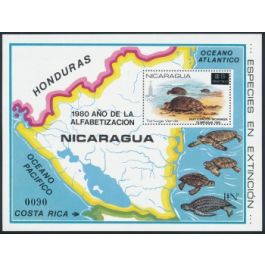 Nicaragua Mi BL136 ** | Philatelic Service of Finland